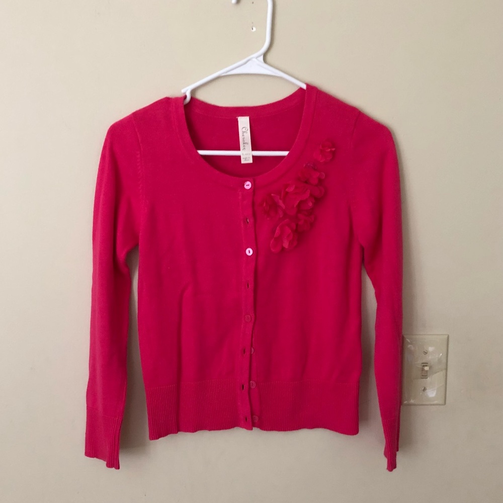Pink lightweight cardigan